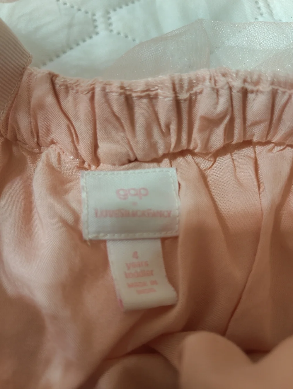 Gap x Loveshackfancy Pink Ruffle Dress Girls Size 4T